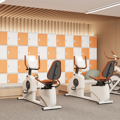 langlebige Schließfächer aus ABS-Kunststoff für die Umkleidekabine im Fitnessstudio