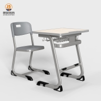 Single Standing Metal Classroom Desk