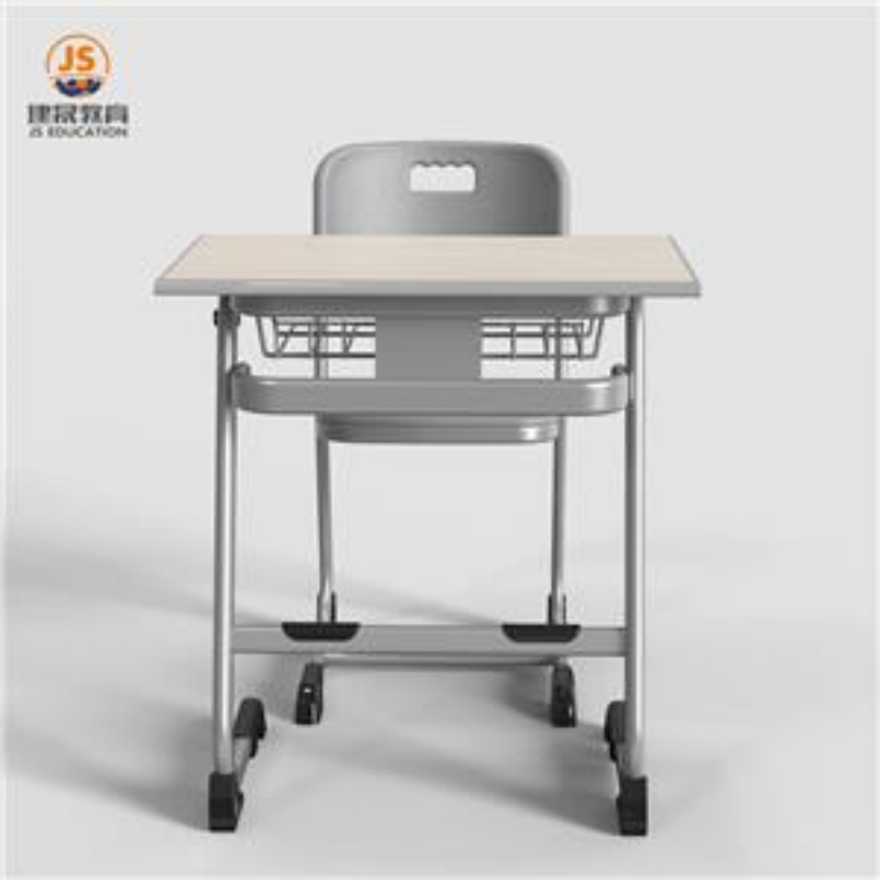 Single Standing Metal Classroom Desk
