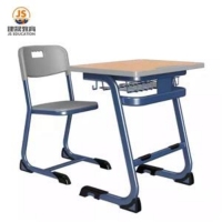 Single Standing Metal Classroom Desk