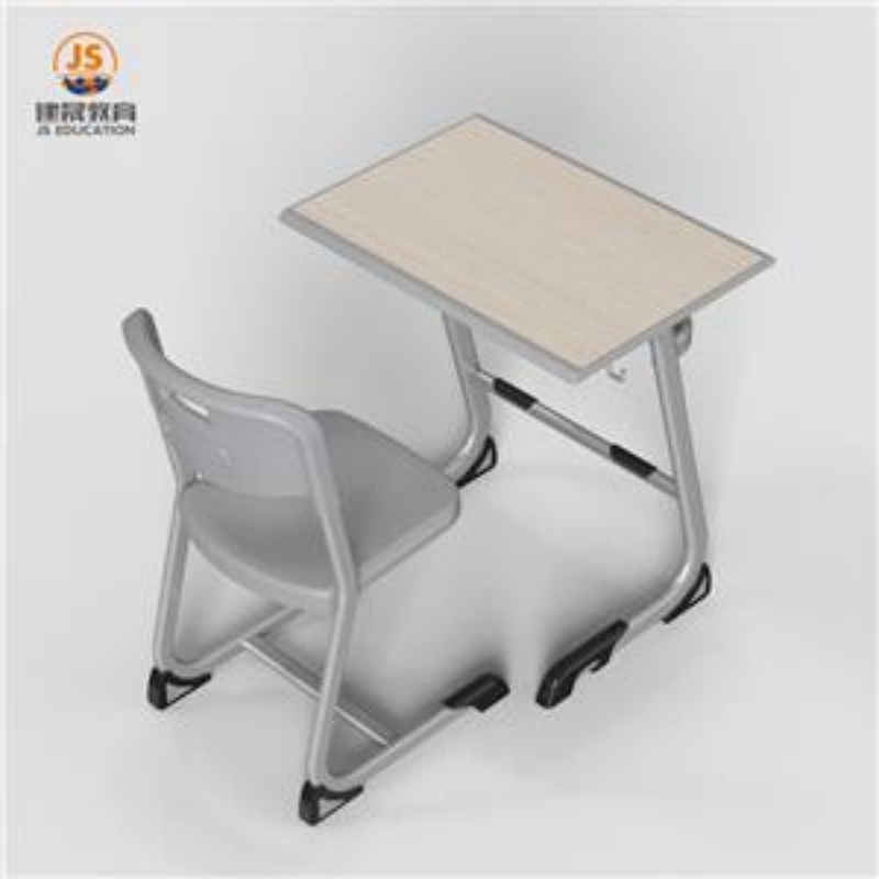 Single Standing Metal Classroom Desk