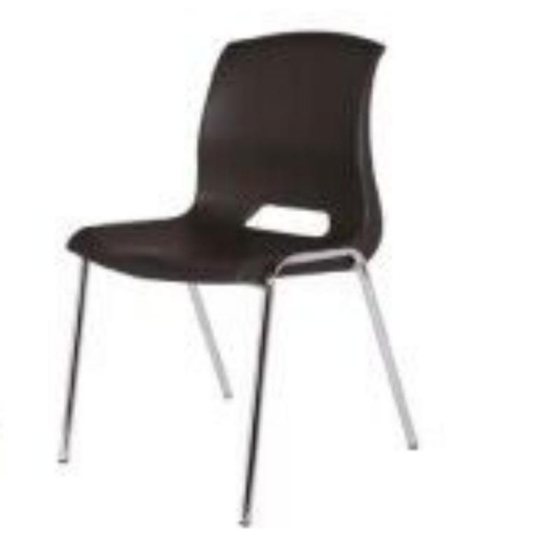 Silla apilable de plástico PP para mobiliario escolar moderno de nuevo diseño