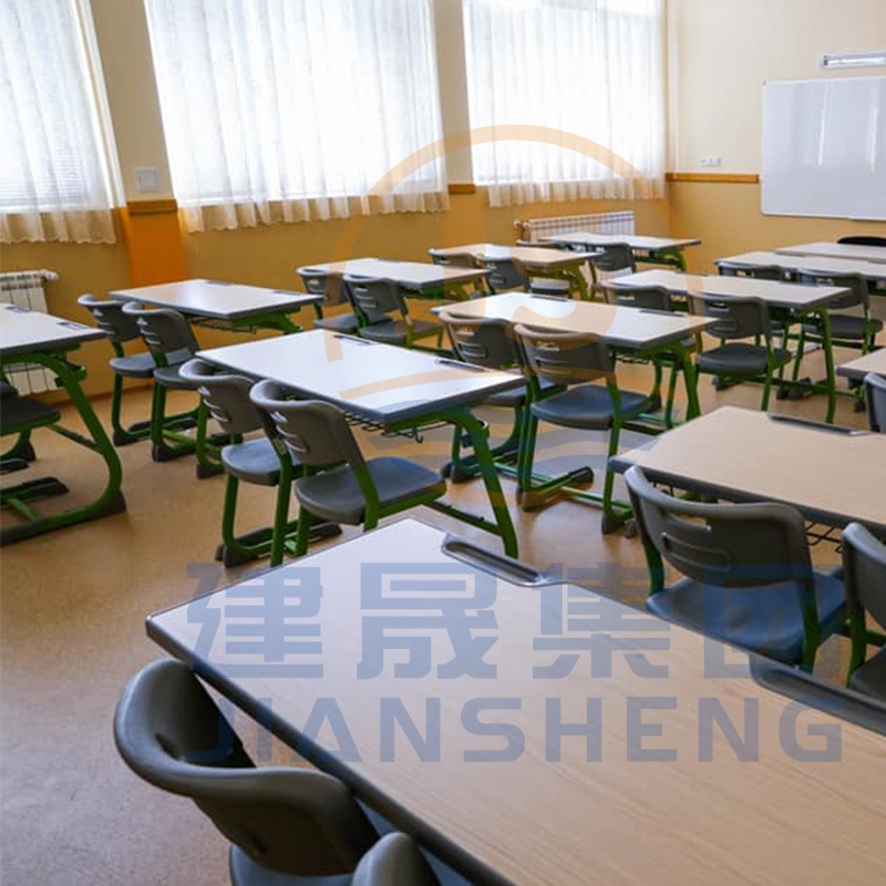 student desks and chairs