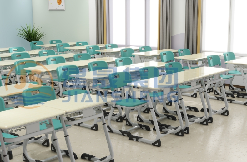 Desks and chairs