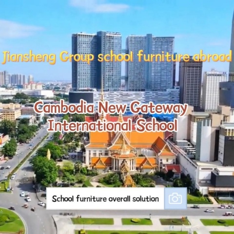 Mobilier școlar JS Group Cambodgia New Gateway International School în străinătate