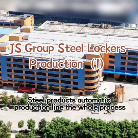 Produktionslinie zur Herstellung von Stahlschränken der JS Group (1)