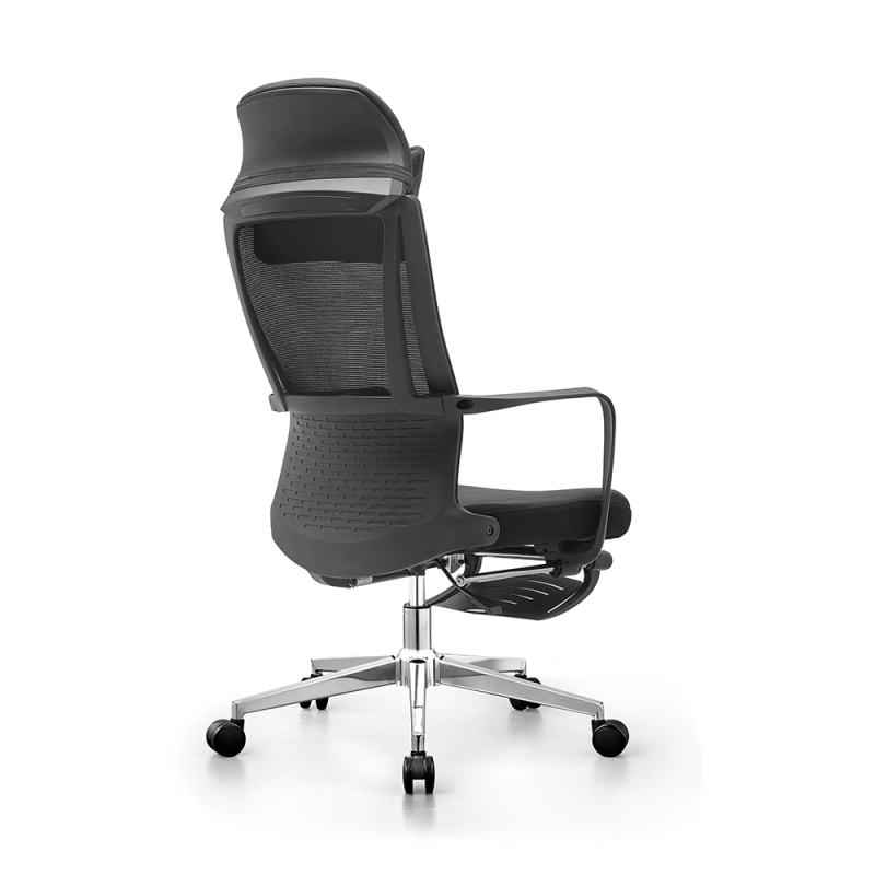 Ergonomischer Bürostuhl mit hoher Rückenlehne, Lehrer-Mittagessenstuhl