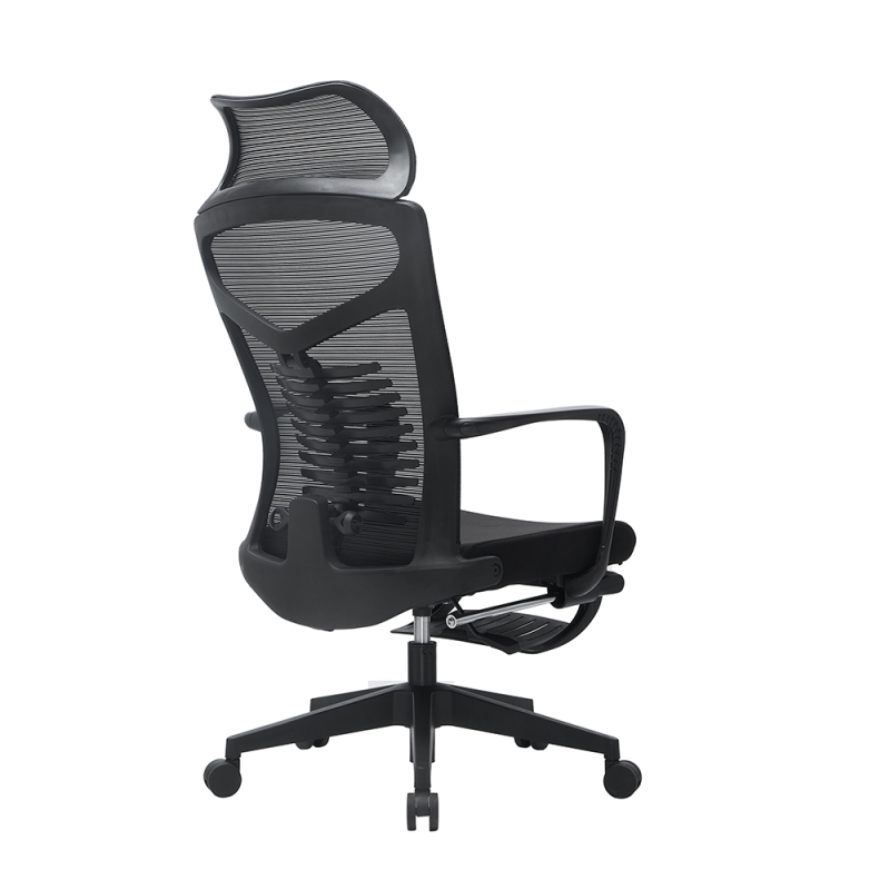 Irodai ebédszünet szék Magas háttámlájú hálós ergonomikus szék kerekekkel