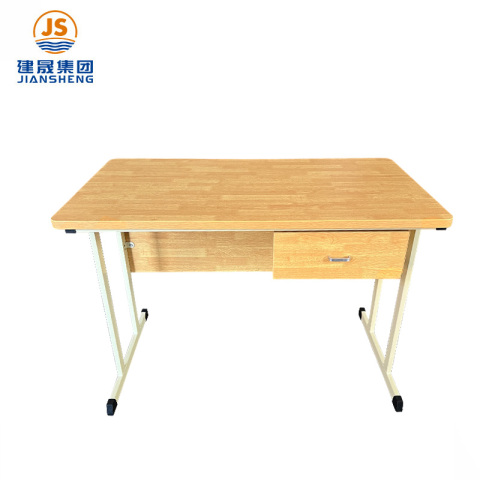 JS Office Mobile Classroom Teacher Table Birou Cadru metalic din lemn