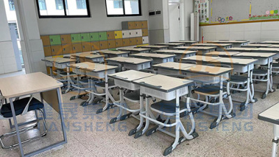 Jiansheng Group|Huaxin Kísérleti Általános Iskola (Funingcun Campus) Diákasztalok és székek szállítódoboz
