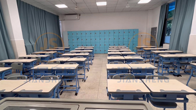 JS Group|Lieferung von Tischen und Stühlen für die Schüler der Zhangzhou People's School