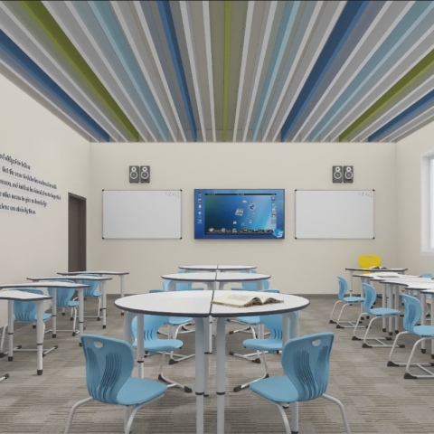 Mobilier școlar JS Group --- Cum se realizează mobilier pentru săli de clasă colaborative