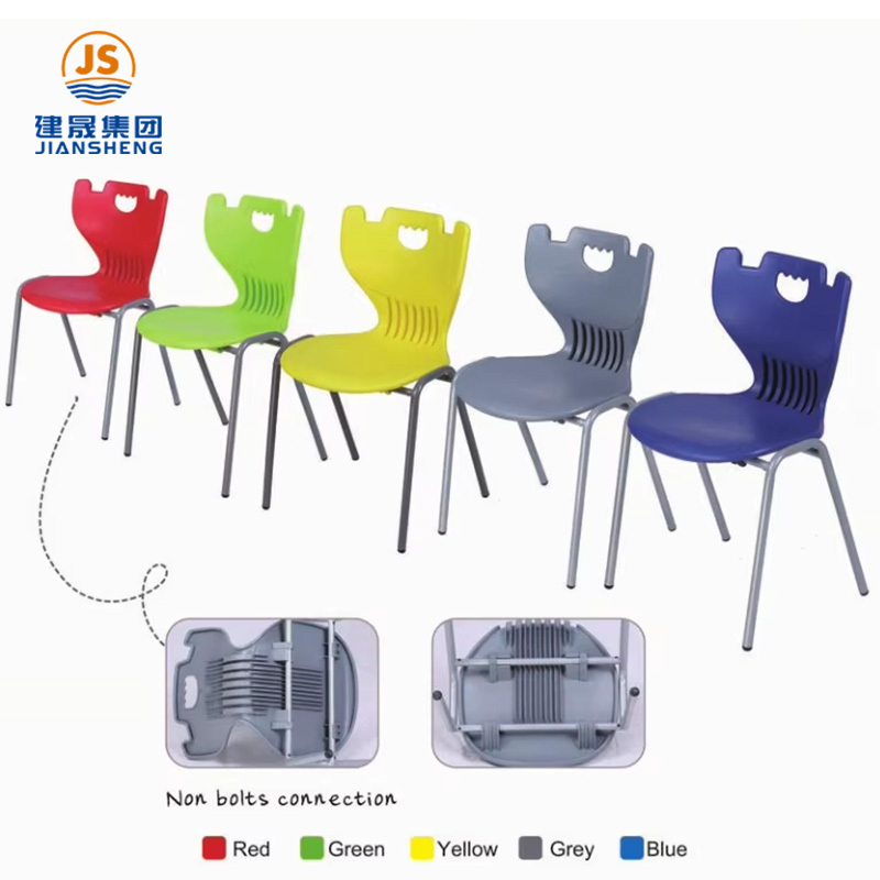 Multifunktionale stapelbare Stühle für Schülerklassenzimmer