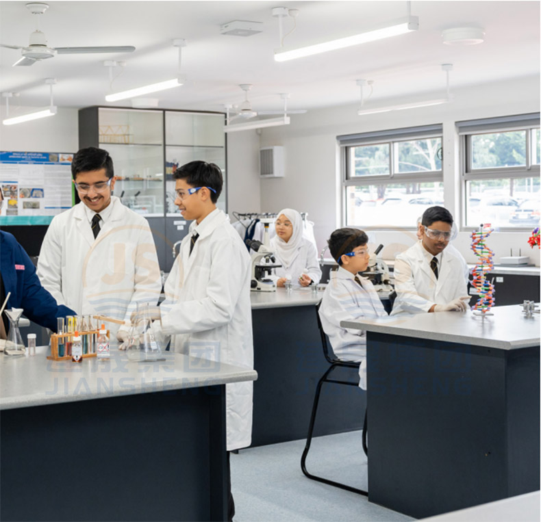 Laboratory tables and chairs