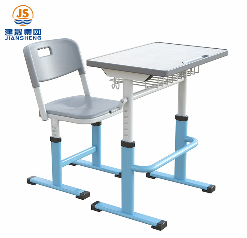 Student desks and chairs