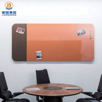 Magnetisches Whiteboard aus Glas zur Wandmontage im Büro
