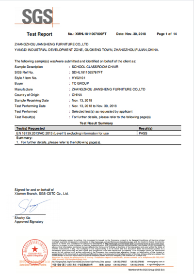 Сертификации СГС