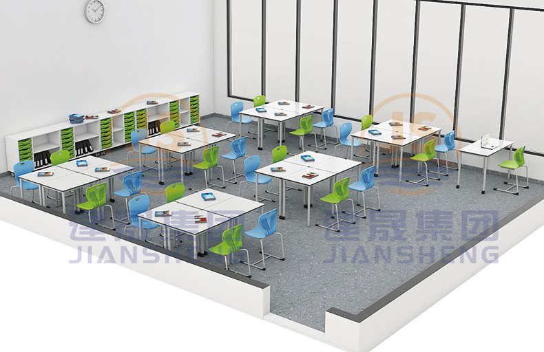 adjustable student desks and chairs