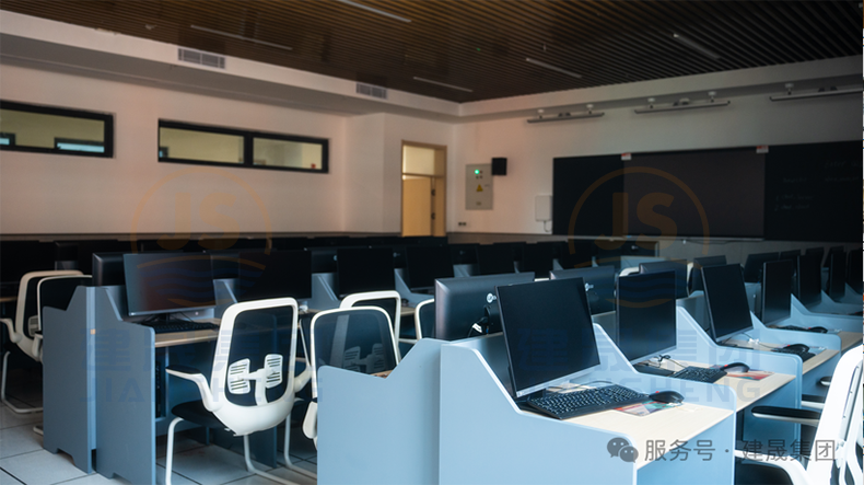 student desks and chairs