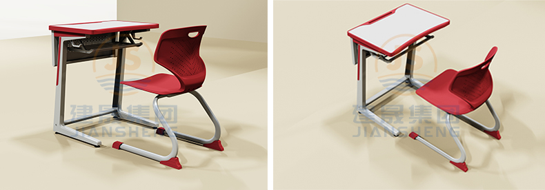 University desks and chairs