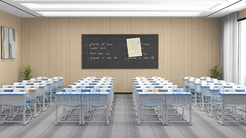 university desks and chairs