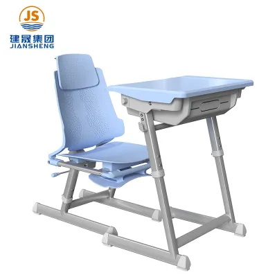 झपकी फ़ंक्शन के साथ छात्र डेस्क और कुर्सी स्कूल फर्नीचर