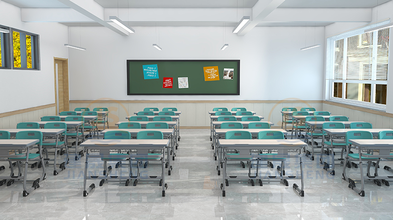 double school desks