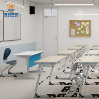 स्कूल के लिए नॉक डाउन डबल स्कूल डेस्क और कुर्सी टेबल