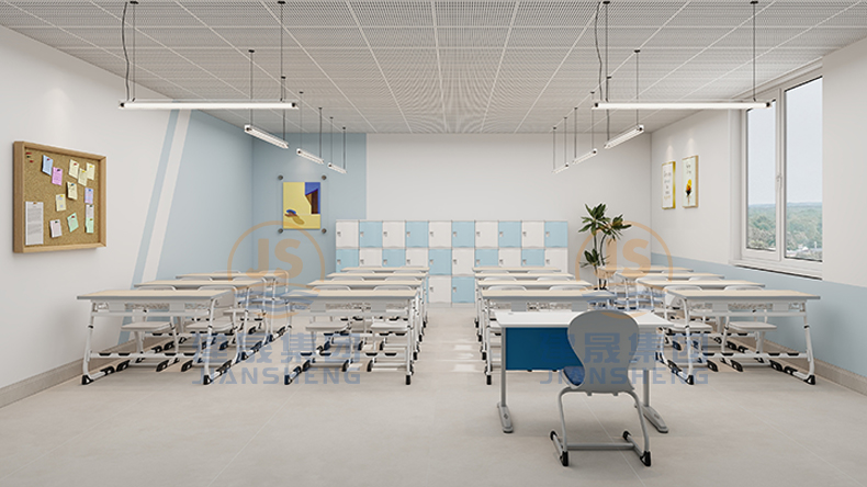 double school desks