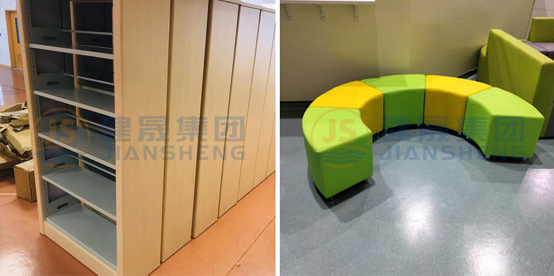 Student desks and chairs