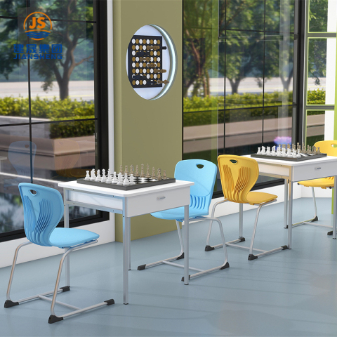 Fournisseurs de mobilier scolaire JS Table d'étudiant Bureau d'école avec tiroir
