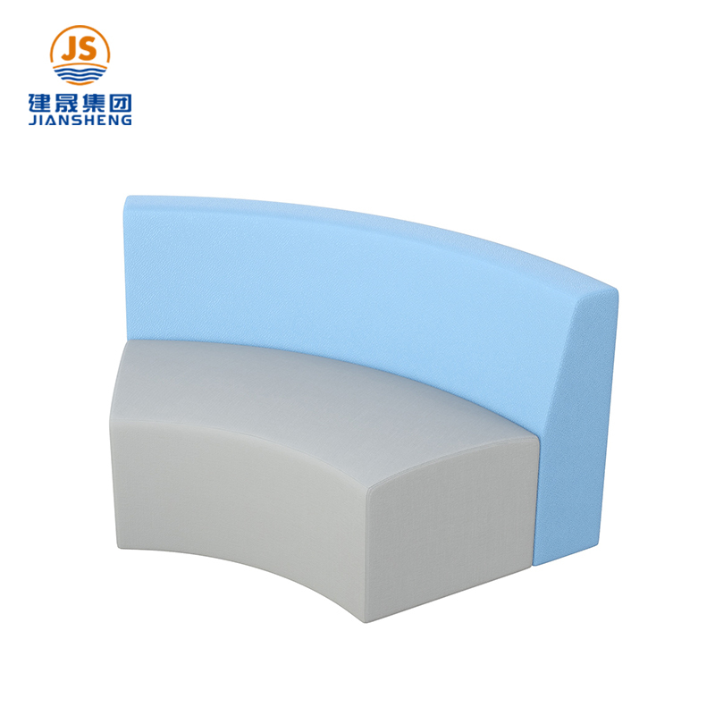 Sofá de biblioteca modular para entornos de aprendizaje flexibles