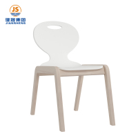 Издржљива столица од пуног дрвета за вртић за учионицу