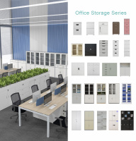 Gabinetes de almacenamiento de archivos con cerradura de metal y acero