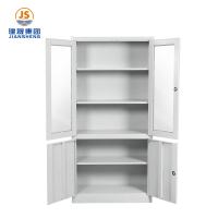 Закључавајући челични ормар за документе са стакленим вратима