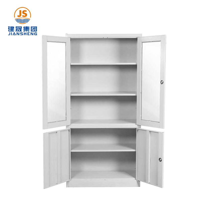 Закључавајући челични ормар за документе са стакленим вратима