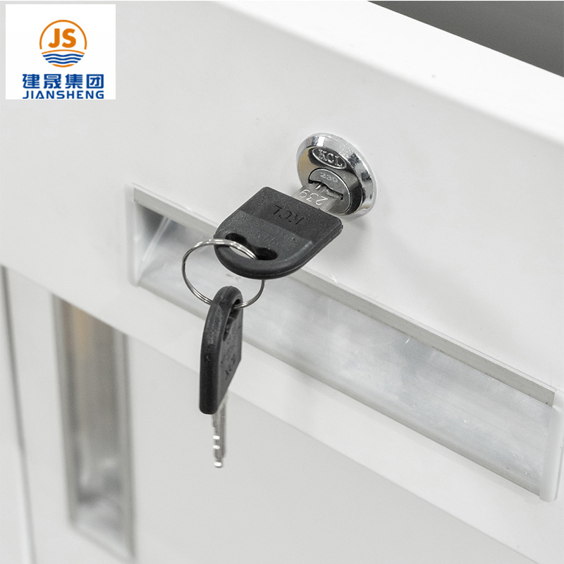 Zárható irodai kis szekrények fiókokkal