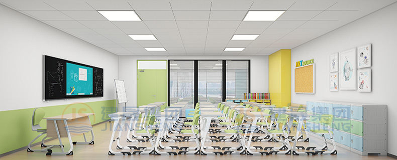 School desks and chairs