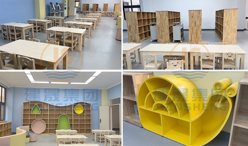 library reading desks and chairs
