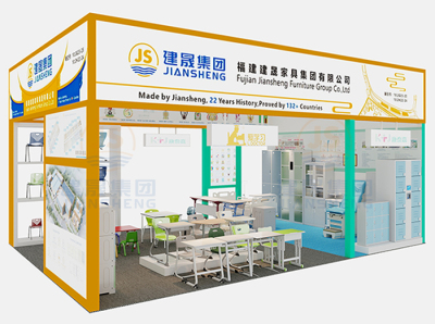 JIANSHENG FURNITURE präsentiert komplette Schulmöbellösungen auf der 138. China Canton Fair