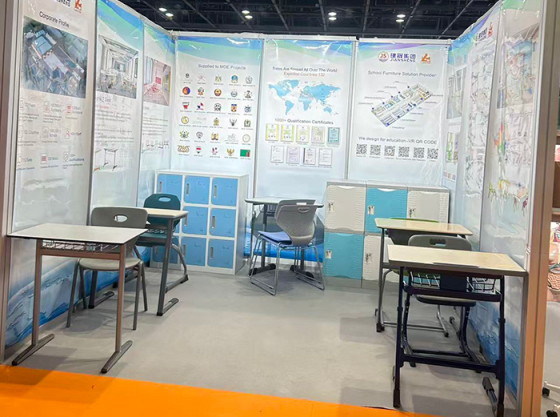 Jiansheng Furniture brilla en GESS Dubai 2025: ofreciendo soluciones innovadoras de mobiliario escolar al mercado educativo global.