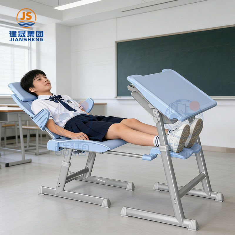 Подесива ергономска школска клупа и столица са лежајем за спавање