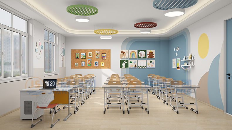 classroom tables and chairs