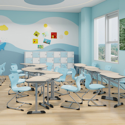 Jiansheng Furniture "Ocean Adventure" Themed Classroom: Blue × Interactive Learning Space
