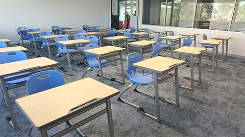 A Jiansheng Furniture fornece soluções completas de mobiliário escolar para um projeto educacional australiano.