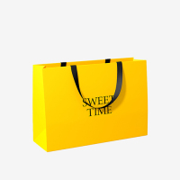 Sacs en papier cadeau d'épicerie en carton coloré prix usine avec logo