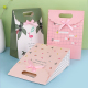 Bolsas de compras de papel con mango troquelado de regalo pequeño de ropa interior personalizada con lazo