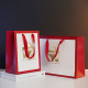 Mini bolsas de regalo pequeñas personalizadas con logotipo de lámina de oro