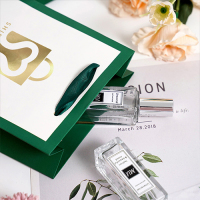 Mini petits sacs-cadeaux personnalisés avec logo en feuille d'or