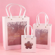 Factory price Art Paper Gift Packaging Bag With Transparent Window